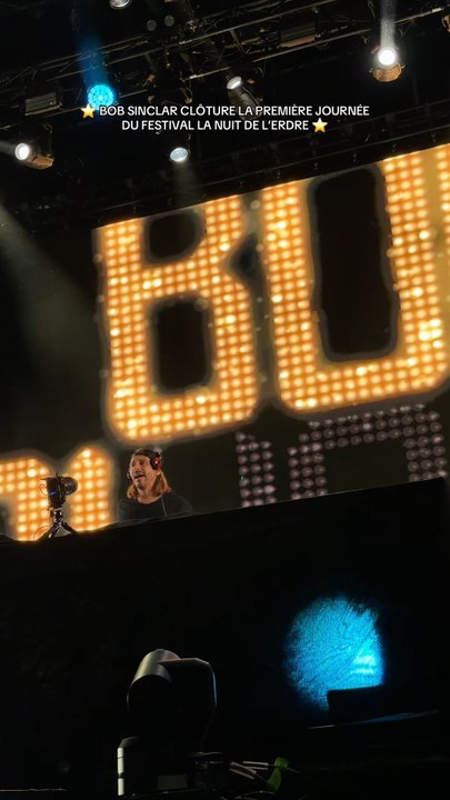 Bob Sinclar arrive sur scène La Nuit De l’Erdre ⭐️