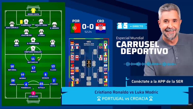 ¡PERIŠIĆ GOL! CROACIA golpea primero ante PORTUGAL de CRISTIANO RONALDO | MUNDIAL 2026