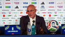 Rueda de prensa del seleccionador español tras el partido ante Austria