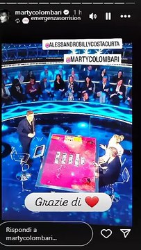 Allo Sperciale l'Eredità Martina Colombari e Billy Costacurta