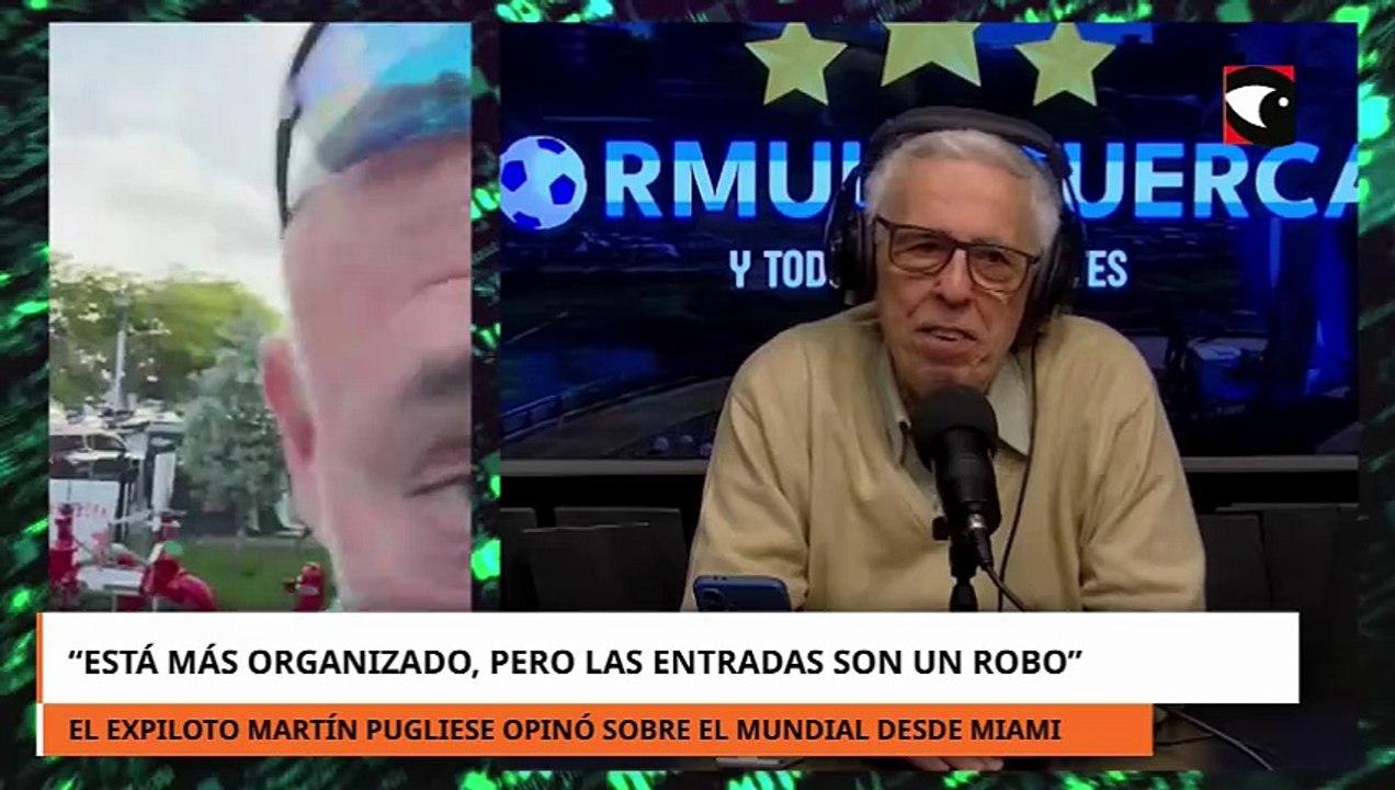 El expiloto Martín Pugliese opinó sobre el Mundial desde Miami