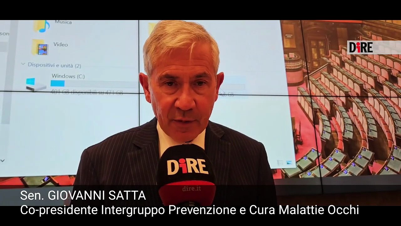Oculistica, Satta: "Superare le carenze nell'assistenza con il Ddl 483 in Senato"