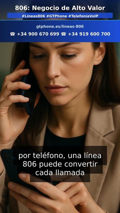 Contratar línea 806 para empresas (en 1 minuto)