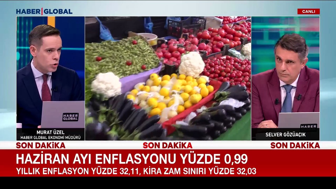 Haziran ayı enflasyonu açıklandı!
