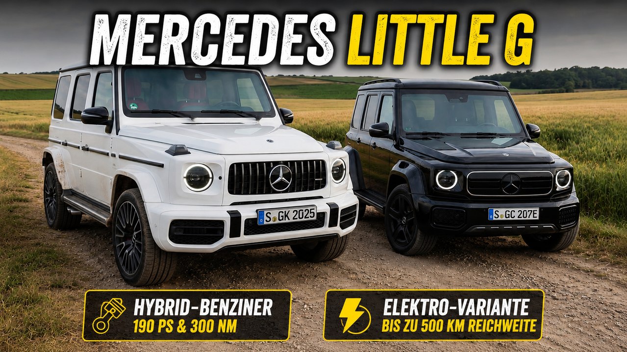 2027 Mercedes Little G: Elektro oder Hybrid? Alle Infos