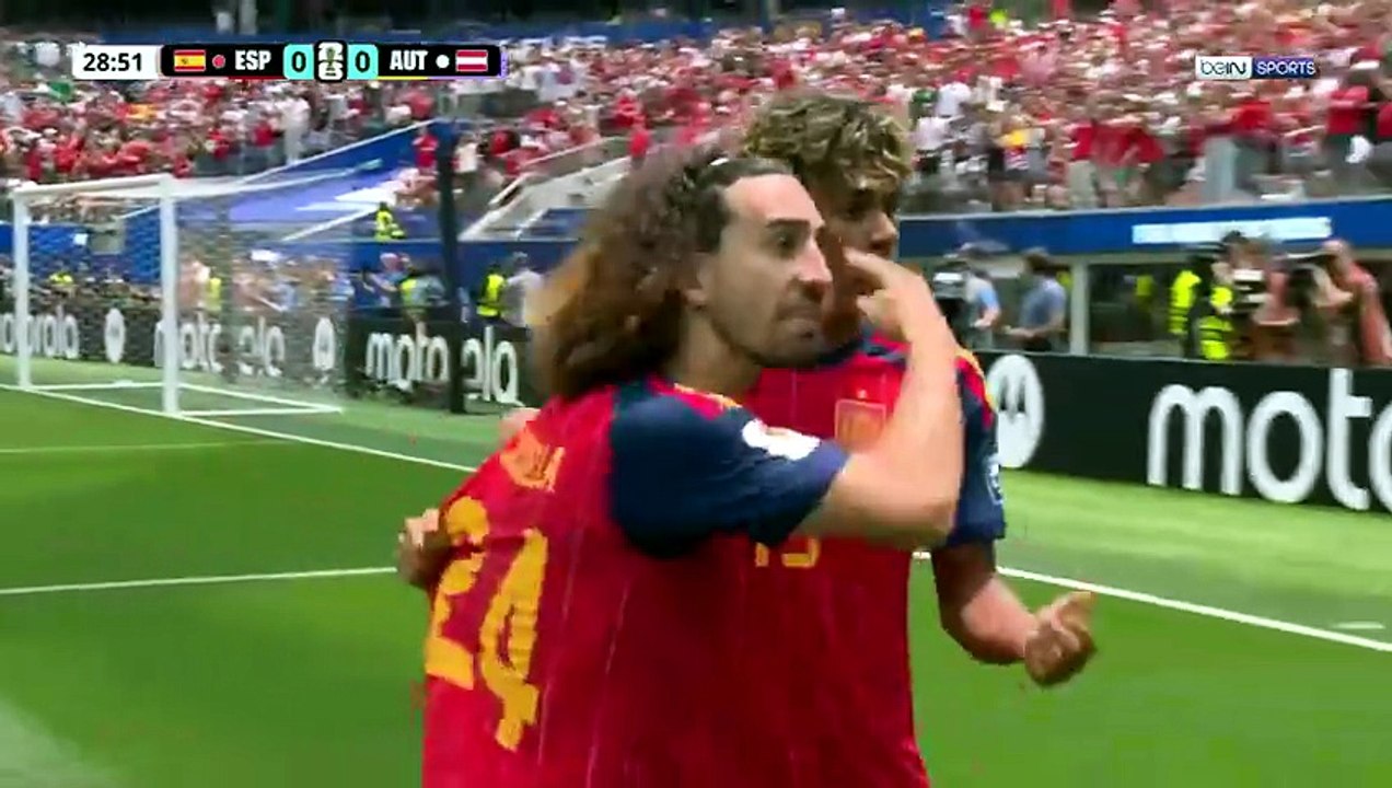 ملخص مباراة إسبانيا والنمسا  _ دور الـ32  - كأس...