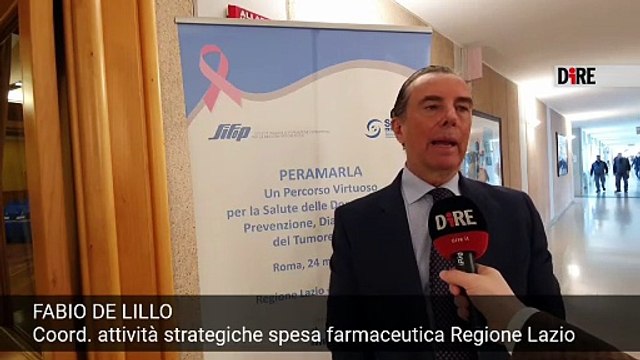 Convegno Peramarla, intervista a Fabio De Lillo coordinamento attività strategiche spesa farmaceutica della Regione Lazio.mp4