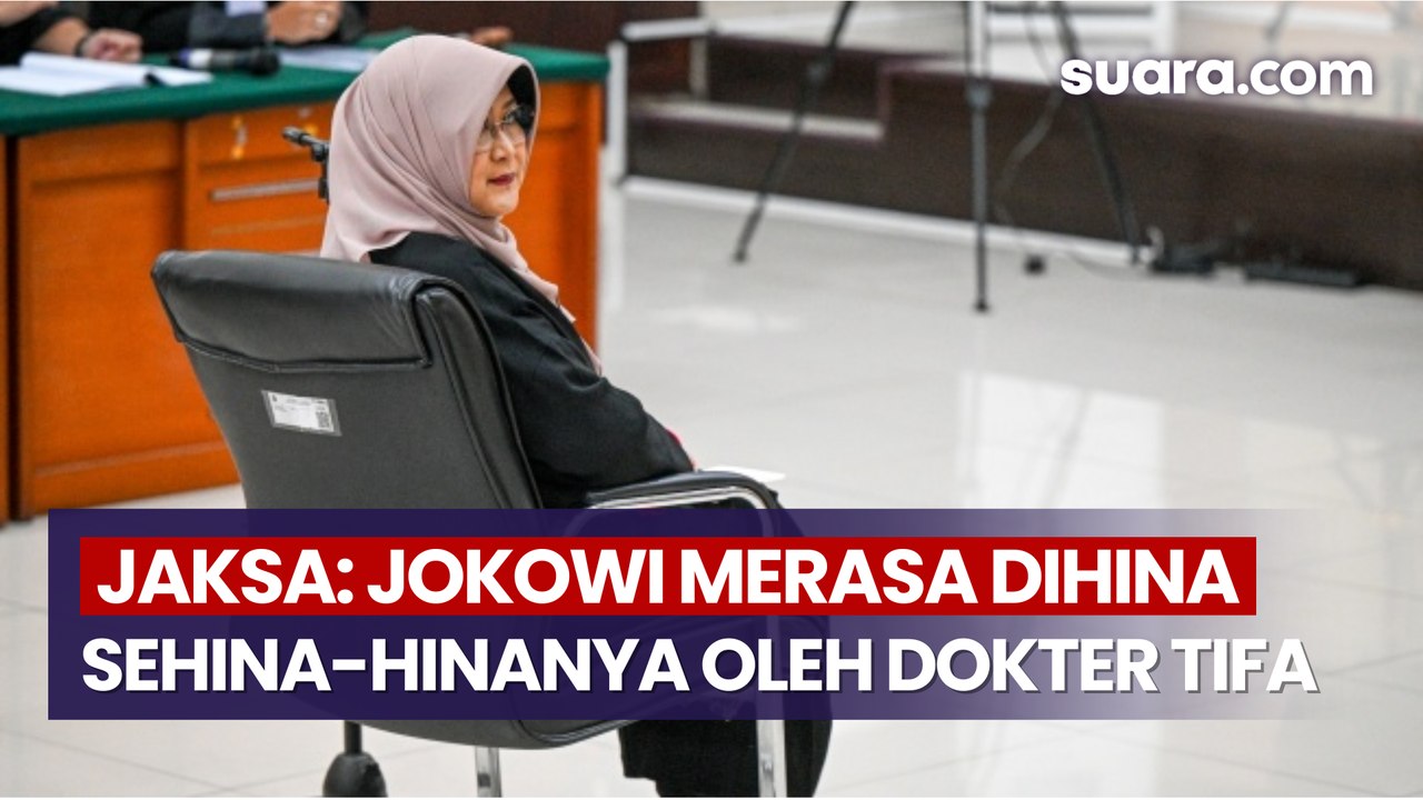 Jaksa: Jokowi Merasa Dihina Sehina-hinanya Oleh Dokter Tifa