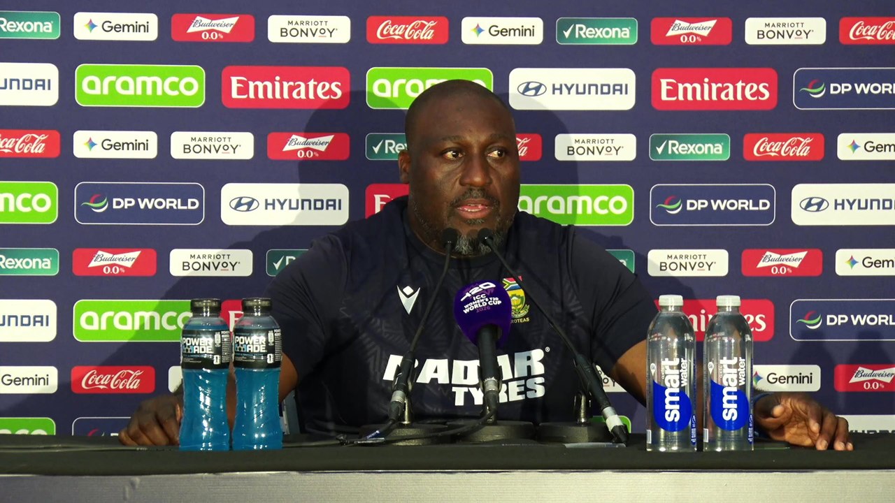 South Africa coach Mandla Mashimbyi on their T20 semi final defeat to England