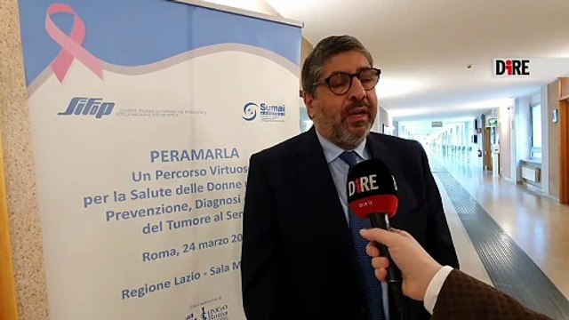 Convegno Peramarla, intervista a Rodolfo Lena vicepresidente della Commissione Sanità del Consiglio regionale del Lazio.mp4