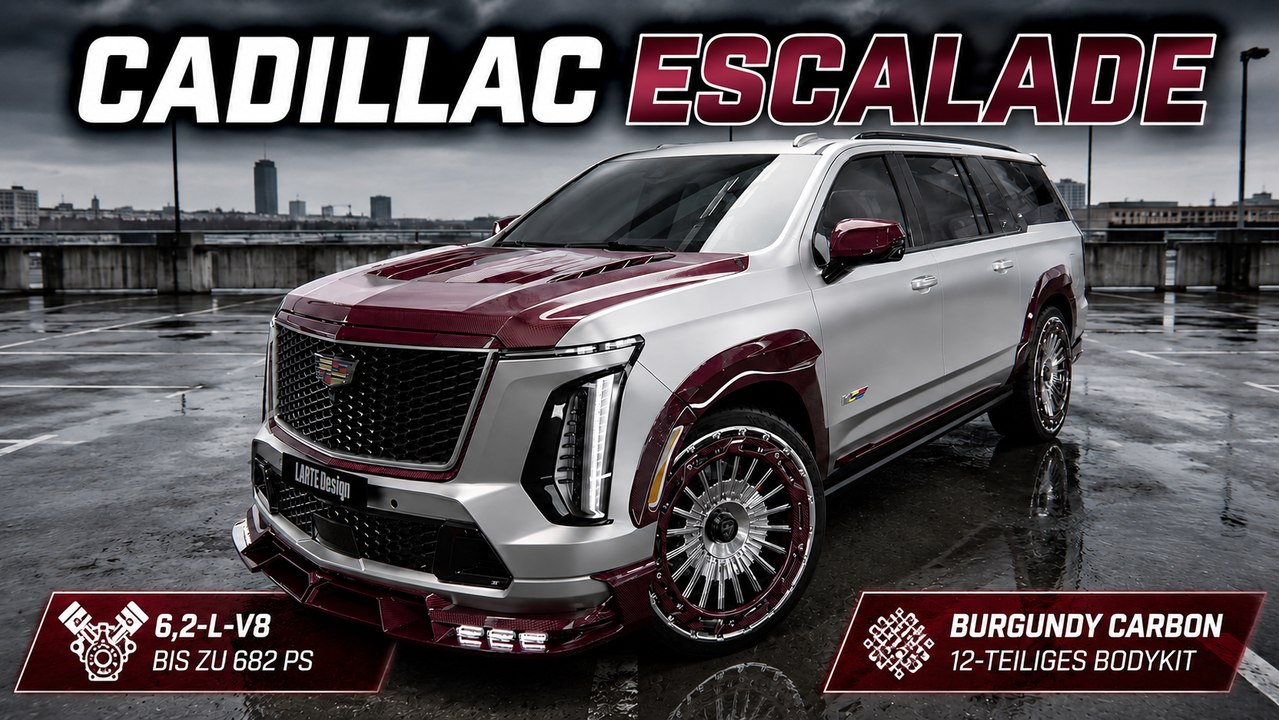 Cadillac Escalade als Luxus-SUV mit außergewöhnlichem Carbon-Look