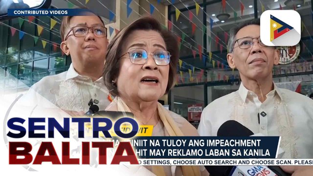 Ilang kongresista, naghain ng counter-affidavit sa Q.C. Prosecutor’s Office kaugnay ng reklamo ni Atty. Mans Carpio | ulat ni Elijah Canlas