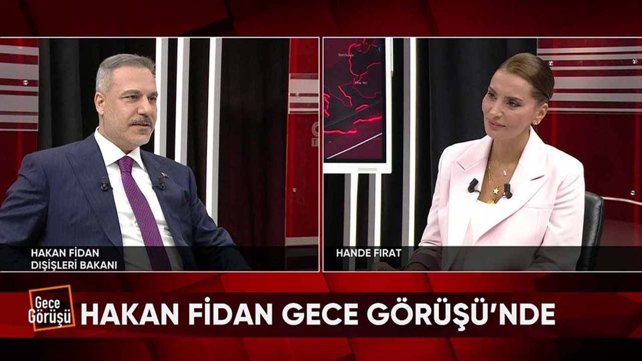 Dışişleri Bakanı Hakan Fidan, CNN TÜRK'te Gece Görüşü’nde gündeme ilişkin merak edilen soruları yanıtladı