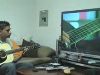 charles playing  Robin thicke - Lost without you.