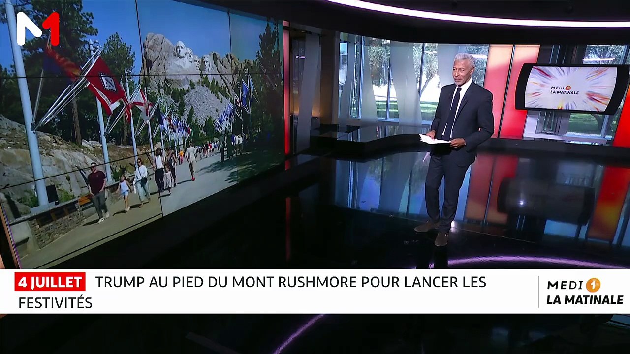 Trump au pied du Mont Rushmore pour lancer les festivités