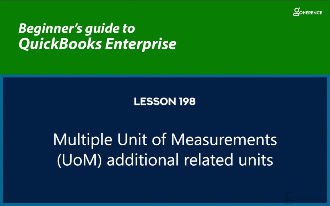 198 -   Multiple Unit of Measurements (UoM) add...