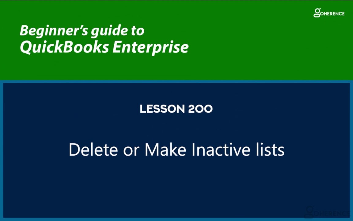 200 - Delete or Make inactive lists