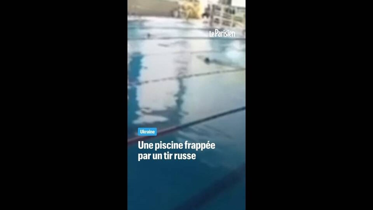 Une frappe russe touche des nageurs dans une piscine en Ukraine