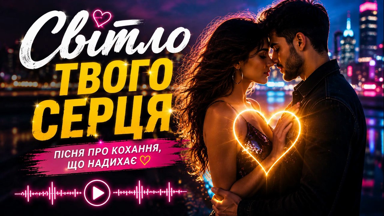 The Light of Your Heart 💖 Energetic Ukrainian Dance Pop | Love & Freedom