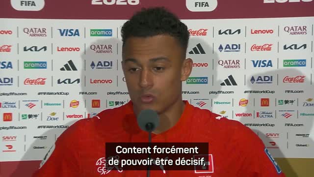 Suisse - Ndoye : "On a envie de montrer qu'on est au niveau des grands du monde"