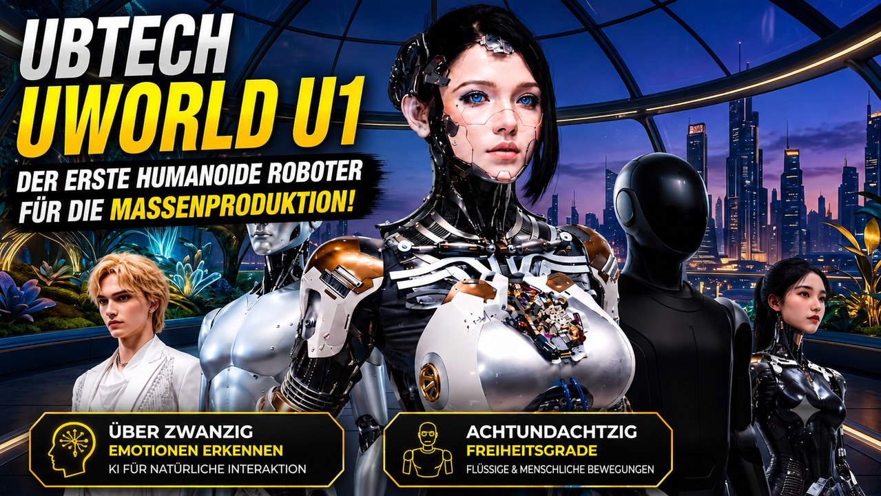 UBTECH UWORLD U1: So verändert der Roboter unseren Alltag!