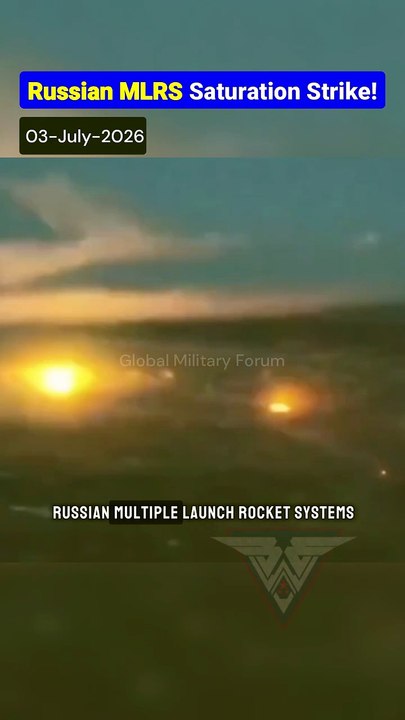 Russian Rockets Saturate Target