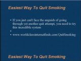 Easiest Way to Quit Smoking and Stop Smoking For Good