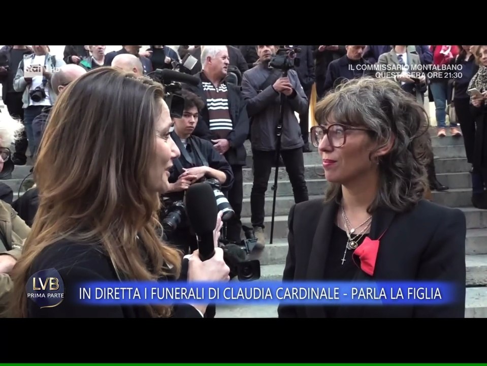 Funerali Claudia Cardinale, la figlia a La volta buona