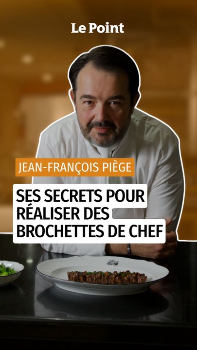 Jean-François Piège : ses secrets pour réaliser des brochettes de chef