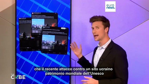 Immagini AI diffondono false accuse: l'attacco al monastero di Kiev è inscenato