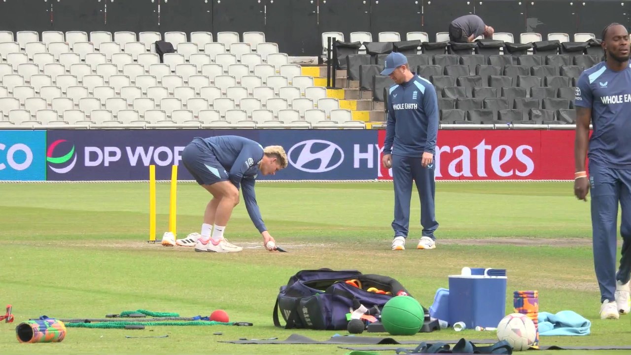 England train ahead of India T20 at Old Trafford