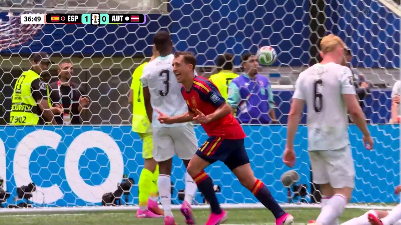 spain score first goal vs austria