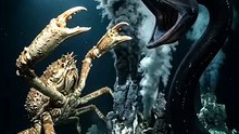Legendary Japanese Spider Crab launches its massive leg span with explosive acceleration