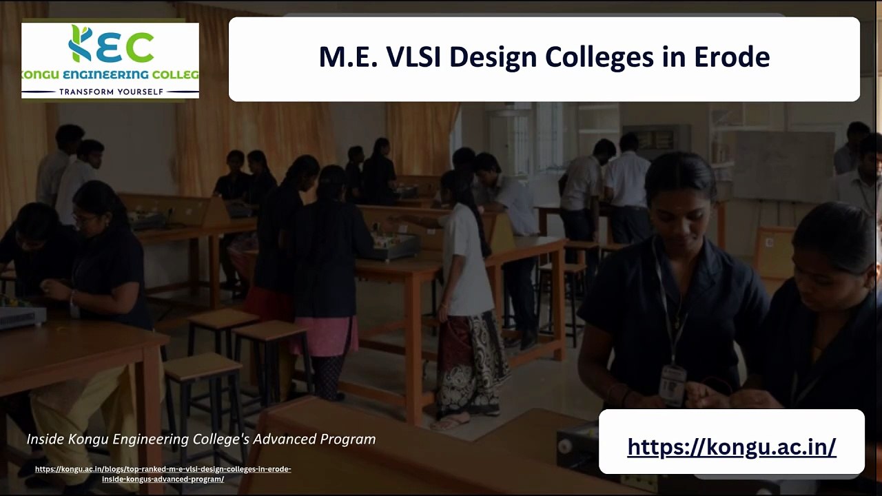 M.E. VLSI Design Colleges in Erode