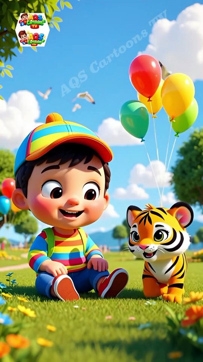 T  for Tiger |ABC Learning for Kids |Nursery Rhymes |AQS Cartoons TV