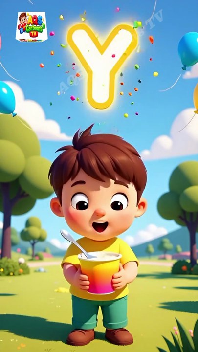 Y for Yogurt |ABC Learning for Kids |Nursery Rhymes |AQS Cartoons TV