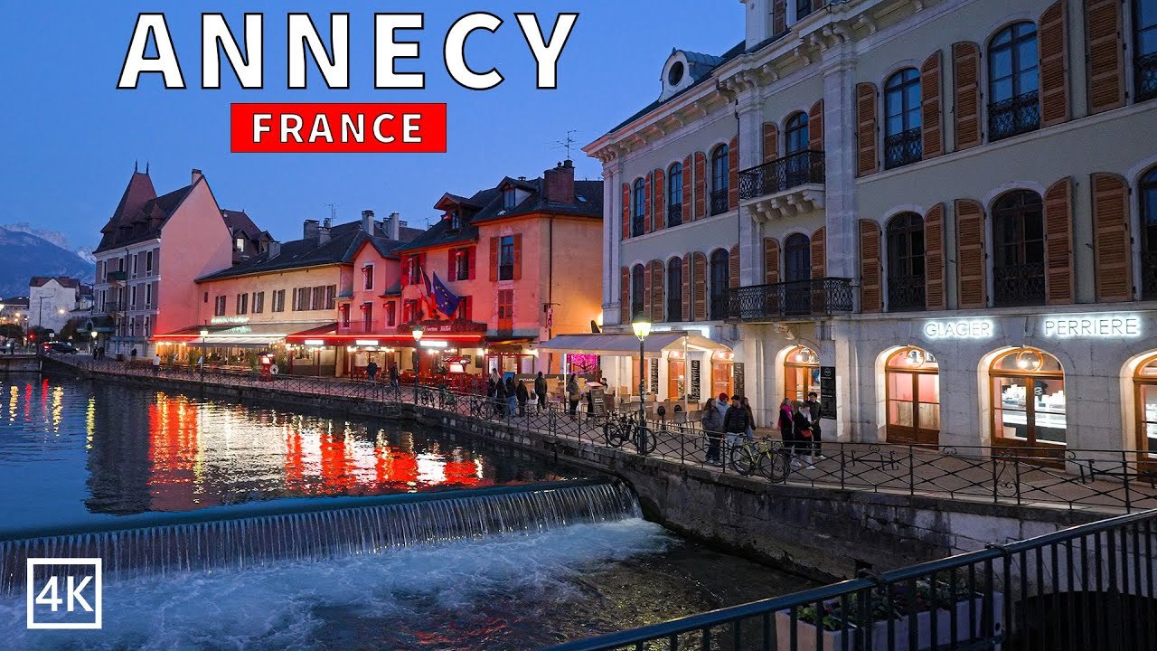 Annecy France 🇫🇷 | A Cosy Evening Walk In A Beautiful Picturesque Town Surrounded By The French Alps