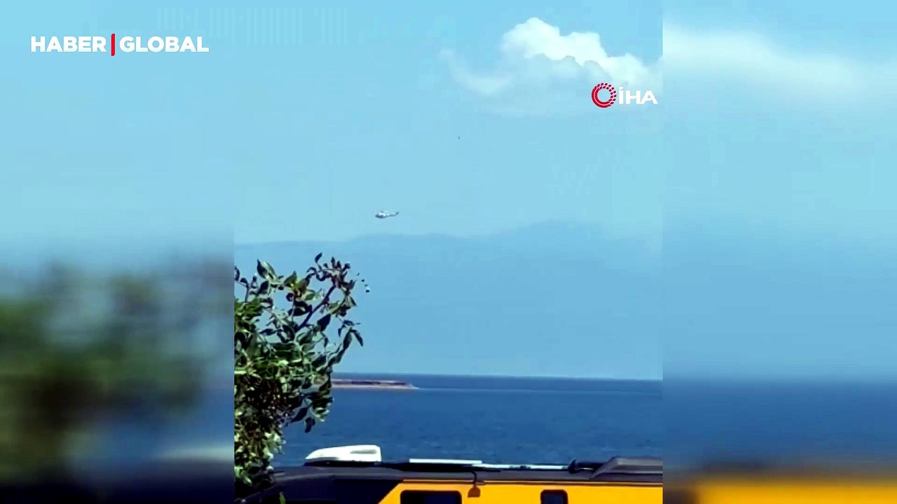 Ayvalık'ta denizde kaybolan genç için arama kurtarma çalışmaları sürüyor