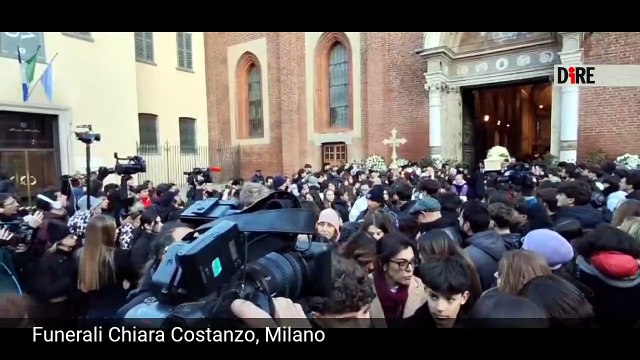 A Milano i funerali di Chiara Costanzo, una delle giovani vittime italiane della strage di Crans Montana