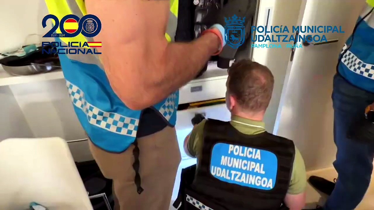 Una gran operación policial deja 37 detenidos y una gran incautación de droga antes de San Fermín en Navarra