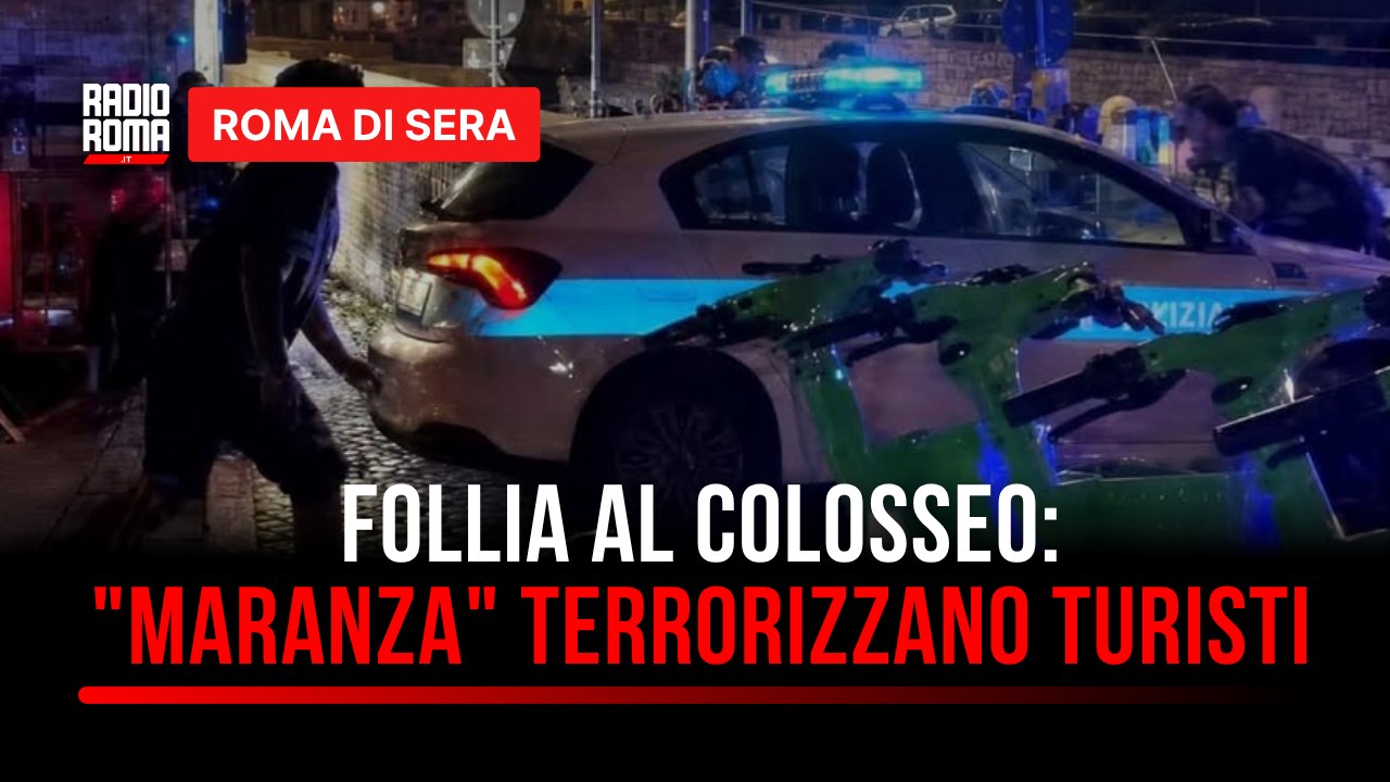 Follia al Colosseo: "maranza" terrorizzano turisti con fuochi d'artificio
