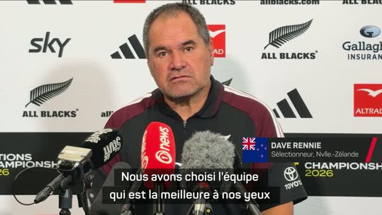Nouvelle-Zélande - Rennie : “Le Top 14 est le meilleur championnat du monde”