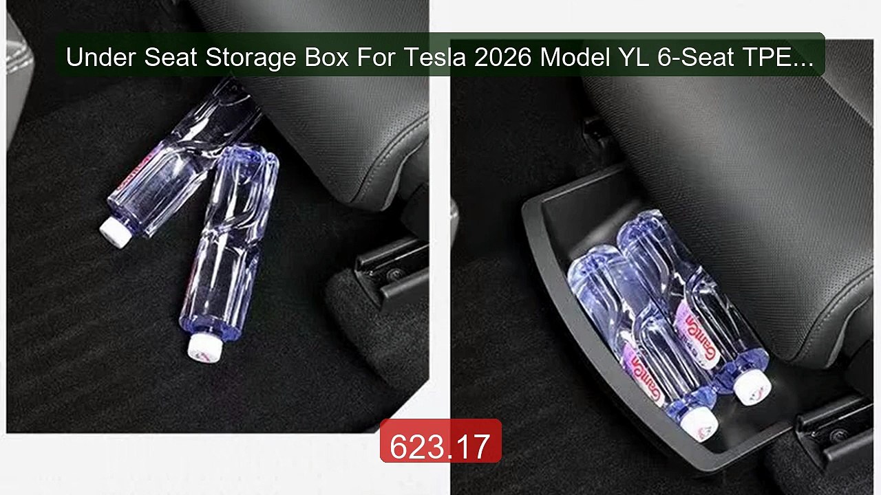 Under Seat Storage Box For Tesla 2026 Model YL 6-Seat TPE Dra... -- Amazing Value 2026 | Must Have!