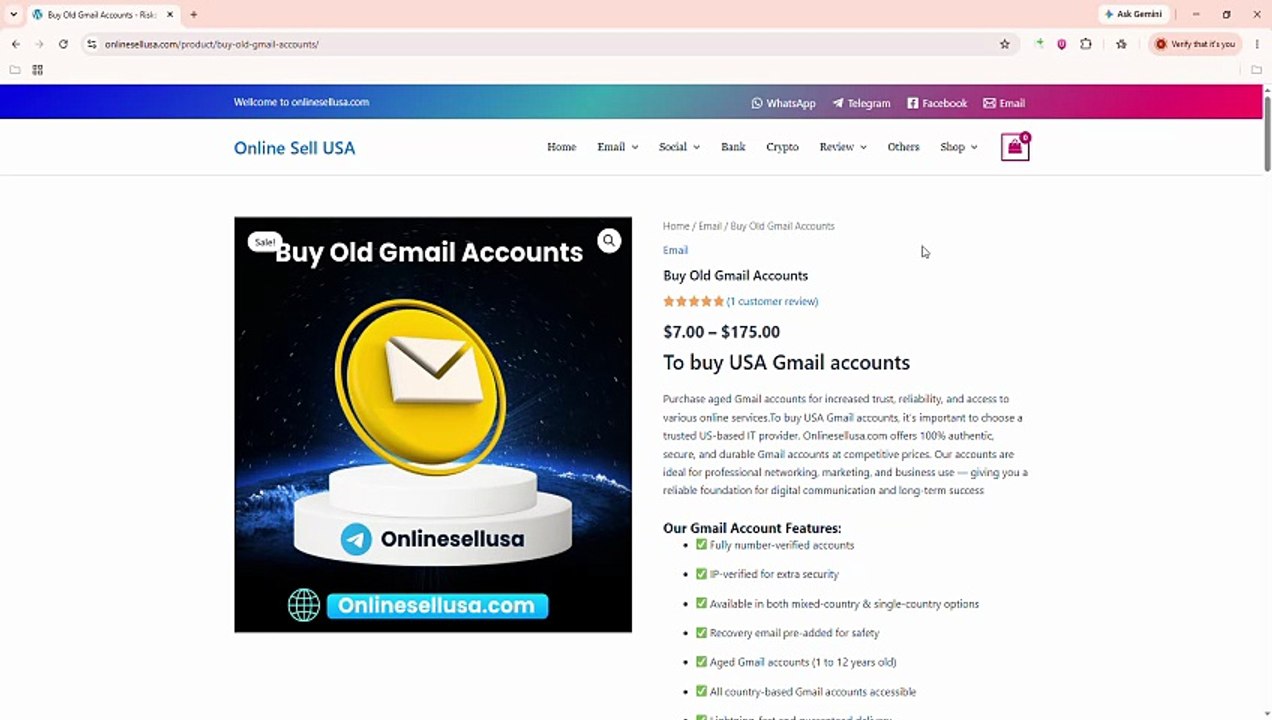 Platforms to Purchase Aged Gmail Accounts in the USA