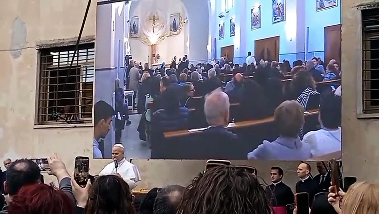 Papa Leone visita la parrocchia di Ponte Mammolo