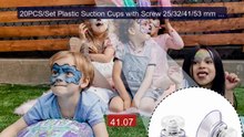 20PCS/Set Plastic Suction Cups with Screw 25/32/41/53 mm Cl... -- Top Pick 2026 | Unbeatable Price!