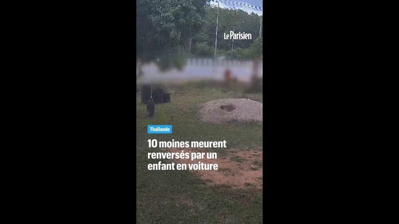 Thaïlande : un enfant au volant d'une voiture tue 10 moines