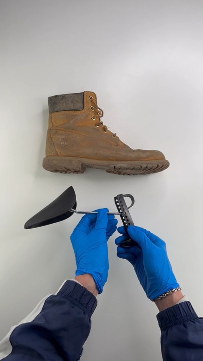 How to clean Timberland ? #asmr #sneakers #satisfying #cleaning #relaxing #restoration