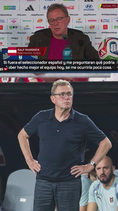 Rangnick elogia a España