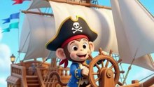 🐵 Manny's Pirate Adventure! 🏴‍☠️🦜 Monkey Finds Hidden Treasure! 💰 | KidsTV 24/7